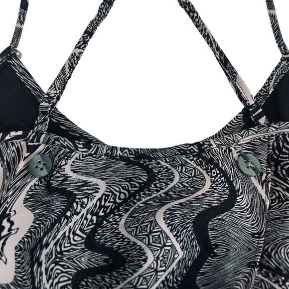 GUESS Sexy Adjustable Spaghetti Cami Tank Top Open Blouse SZ XS LAYERED FRONT - Picture 6 of 12